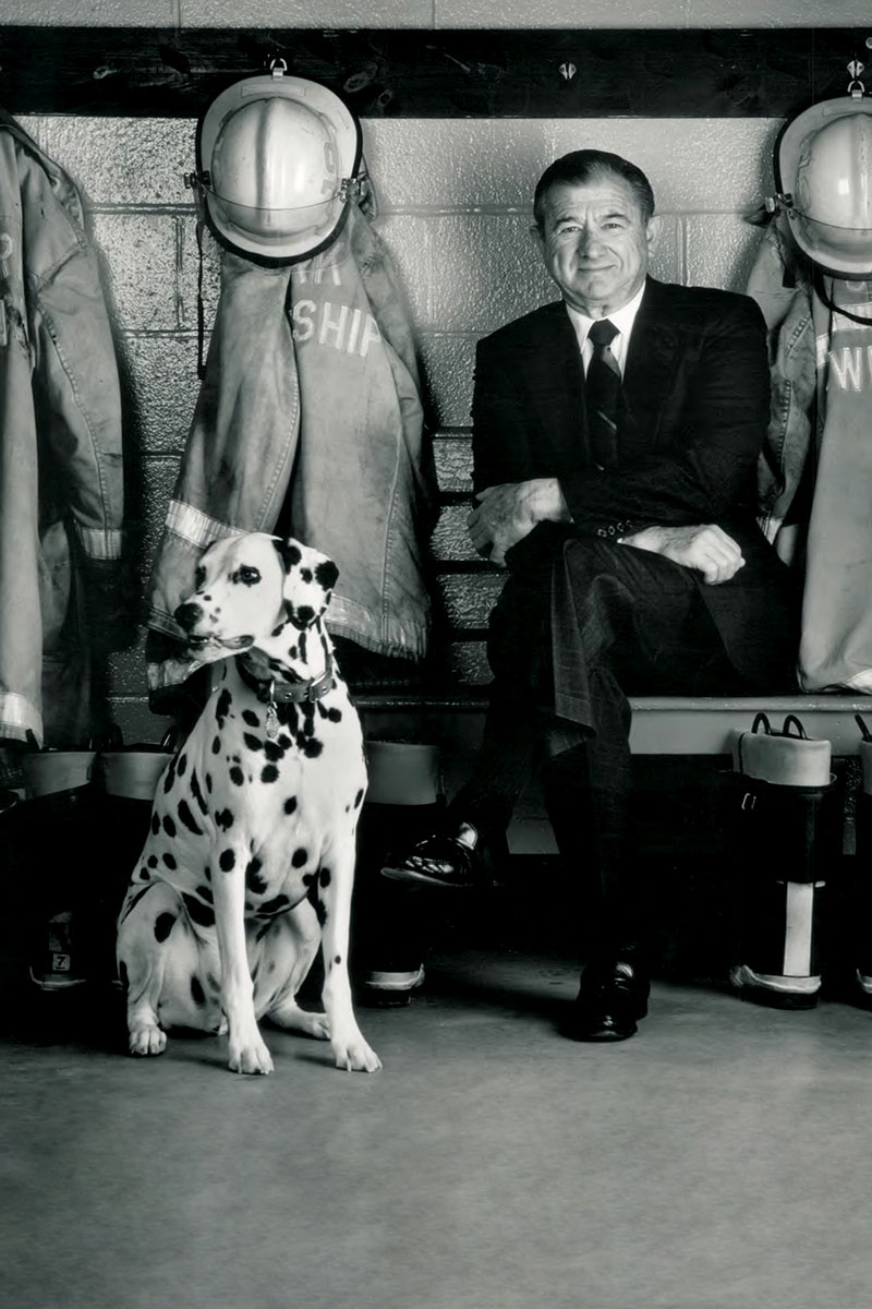 Arthur Glatfelter and his dog, Pal